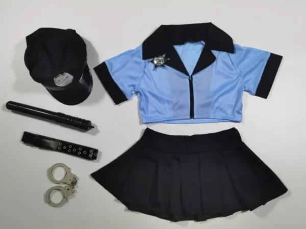 New Role Play Games Costume Sexy Set Lingerie Police Uniform Cosplay - Image 10