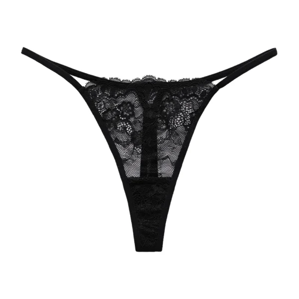 Sexy Transparent Lace Low Waist G String Panties - Image 7