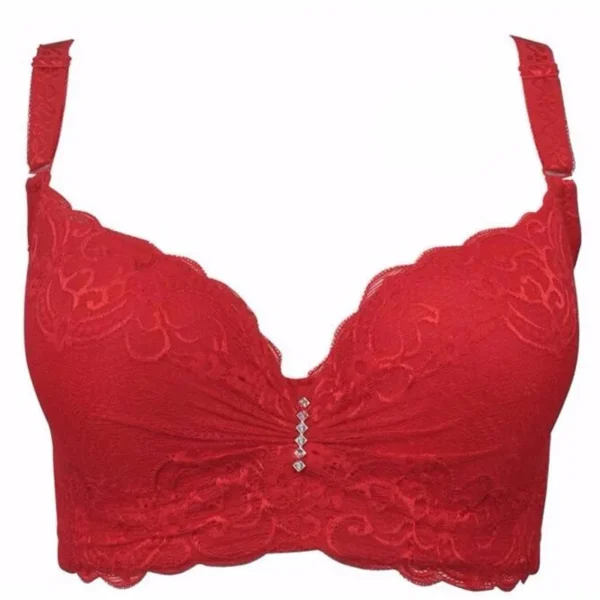 Hot Sexy Bralette Big Plus Size Push Up Intimates Lace Bra - Image 14