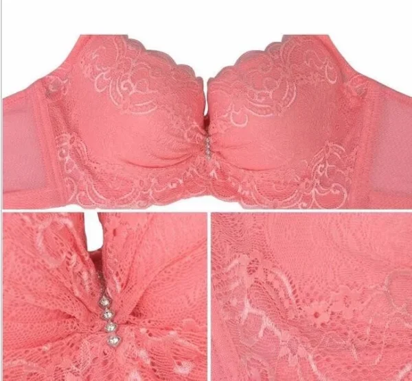 Hot Sexy Bralette Big Plus Size Push Up Intimates Lace Bra - Image 17