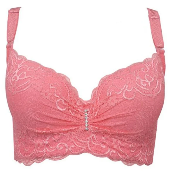 Hot Sexy Bralette Big Plus Size Push Up Intimates Lace Bra - Image 6