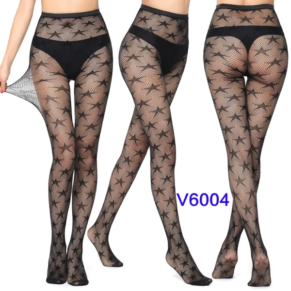 Sexy Fishnet Black Gothic Lace Tights Stocking - Image 23