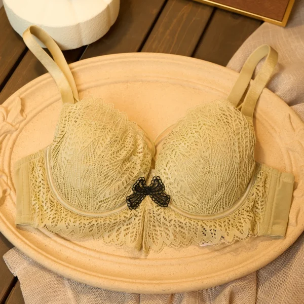 Casual And Sexy Underwire Bralette Lace Cup Bra - Image 11