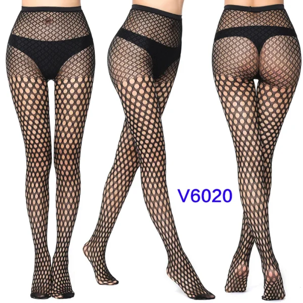 Sexy Fishnet Black Gothic Lace Tights Stocking - Image 12