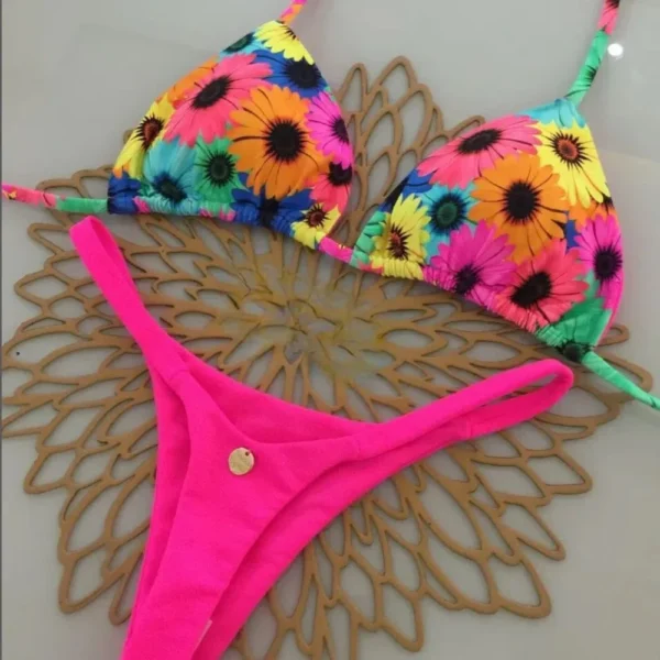 New Sexy Women Brazil Swimsuit Beach Vacation Swimwear Bikini Set - Image 5