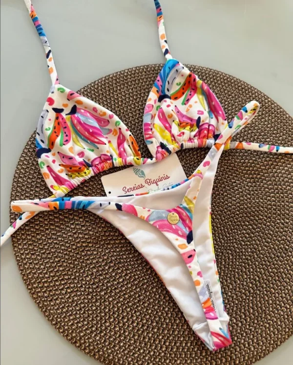 New Sexy Women Brazil Swimsuit Beach Vacation Swimwear Bikini Set - Image 8