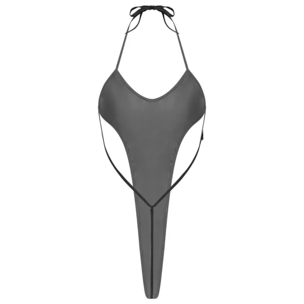 Extreme One Piece Mini Micro String Thong Backless Swimwear - Image 6